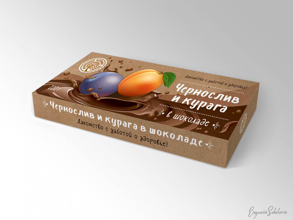  Чернослив и курага в шоколаде, 220г в Миассе