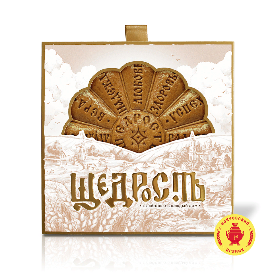  Пряник 700г "Щедрость" (в подарочной упаковке)  в Миассе