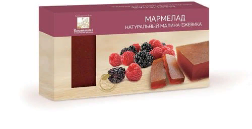  Мармелад пластовый 210г МАЛИНА-ЕЖЕВИКА в Миассе