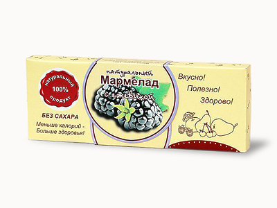  Мармелад натуральный "Ежевика" 140г в Миассе