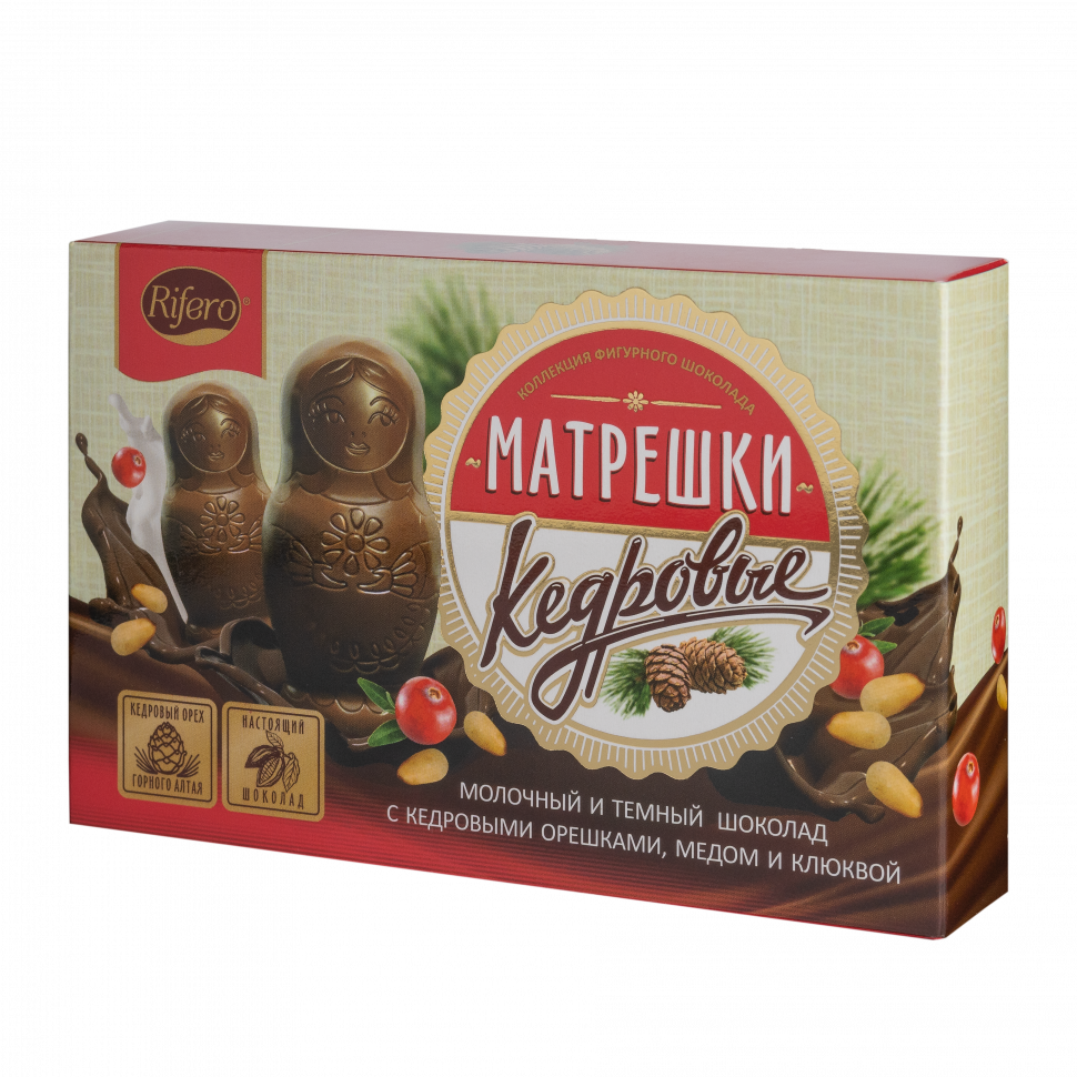  Риф и ко Конфеты "Матрёшки кедровые" 100г           в Миассе