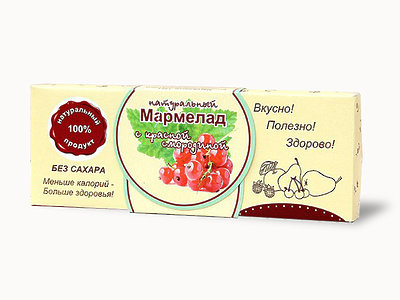  Мармелад натуральный "Красная смородина" 140г в Миассе