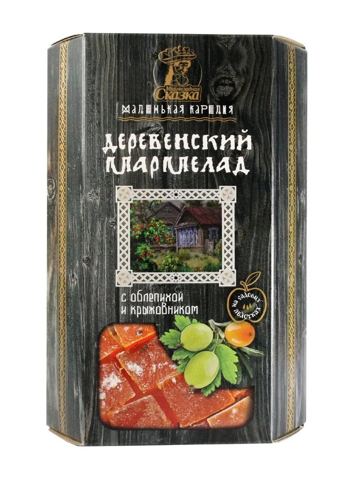  Мармелад деревенский "С крыжовником и облепихой" 300г в Миассе