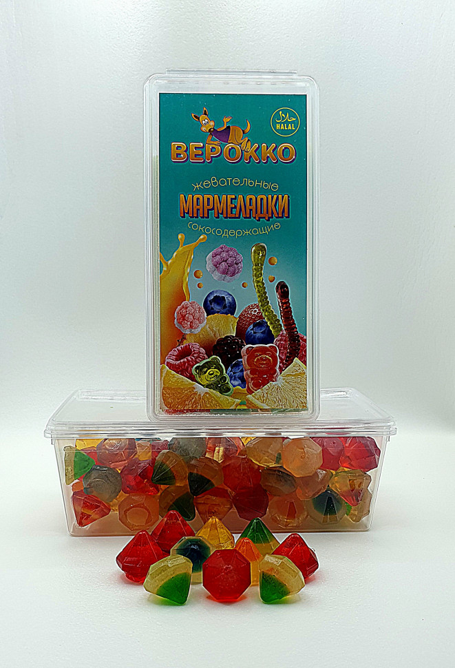  Жевательный мармелад Самоцветы, 250г      в Миассе