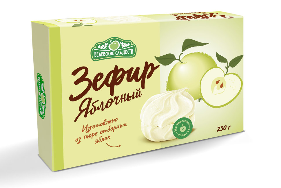  Зефир белевский "Яблочный" 250г в Миассе